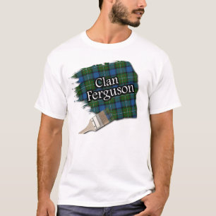 T-shirt Chemise peinte Clan Ferguson Tartan Écossais