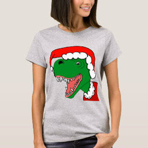 T-shirt Chemise père Noël T-Rex