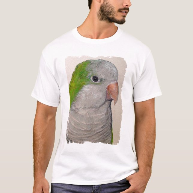 T-shirt Chemise - perroquet de quaker (Devant)