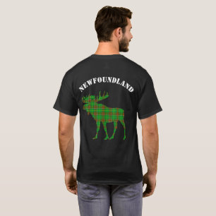 T-shirt Chemise personnalisable de l'orignal de Terre-Neuv