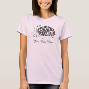 T-shirt Chemise personnalisable de tortue d'étoile de