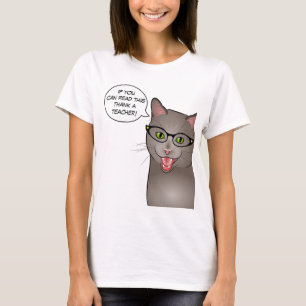 T-shirt Chemise personnalisable drôle de chat de