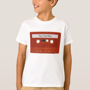 T-shirt Chemise personnalisable rouge d'enfants