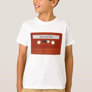 T-shirt Chemise personnalisable rouge d'enfants