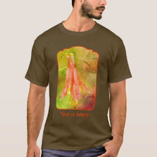 T-shirt Chemise personnalisée abstraite à fleurs d'Aquileg