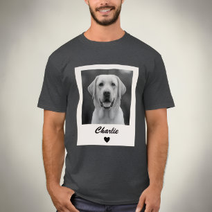 T-shirt Chemise personnalisée avec photo et nom d'animal d