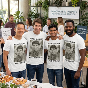 T-shirt Chemise personnalisée avec texte et photo de famil