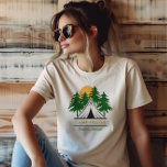 T-shirt Chemise personnalisée Camp Bachelorette<br><div class="desc">Que vous soyez des guimauves grillés,  des sentiers de randonnée,  ou juste en train de vous rafraîchir autour du feu de camp,  cette chemise gardera l'esprit de fête en vie et vous rappellera le plaisir et l'amitié partagés lors de cette occasion spéciale.</div>