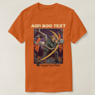 T-shirt Chemise personnalisée de Boo pour Halloween, T-shi