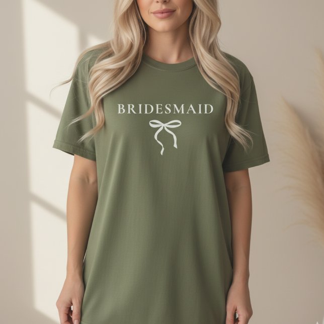 T-shirt Chemise personnalisée de demoiselle d'honneur pour (Custom Bridesmaid Shirt Sweatshirt – Bachelorette Party Gift for Friend)