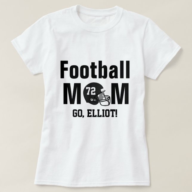 T-shirt Chemise personnalisée de football (Design devant)