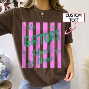 T-shirt Chemise personnalisée d'esprit de mascotte rétro