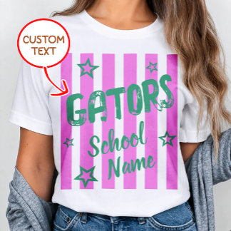 T-shirt Chemise personnalisée d'esprit scolaire, chemise d