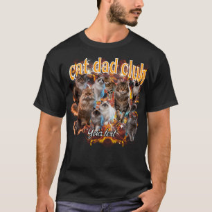 T-shirt Chemise personnalisée du Club Papa Chat Amateur