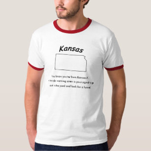 T-shirt Chemise personnalisée du Kansas