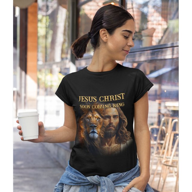 T-shirt Chemise personnalisée Jésus-Christ Roi à venir (Créateur téléchargé)
