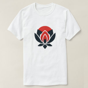 T-shirt Chemise personnalisée Lotus Flower