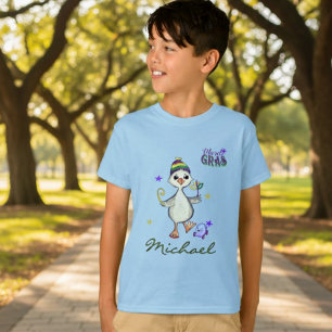 T-shirt Chemise personnalisée Mardi Gras Garçon Oie Carnav