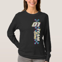 Chemise personnalisée numéro d'équipe de course Ré