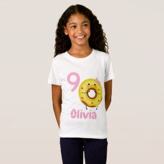T-Shirt Chemise personnalisée pour fille d'anniversaire av