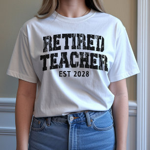 T-shirt Chemise personnalisée pour la retraite, Cadeau pou