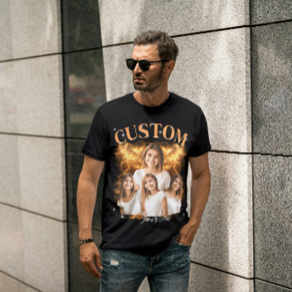 T-shirt Chemise personnalisée style rap vintage des années