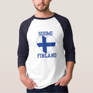 T-shirt chemise personnalisée SUOMI FINLAND