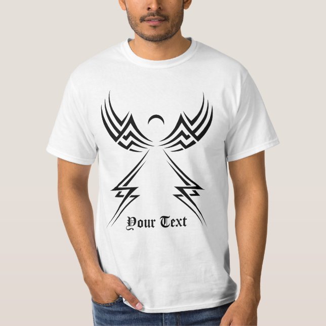 T-shirt Chemise personnalisée Tribal Angel (Devant)