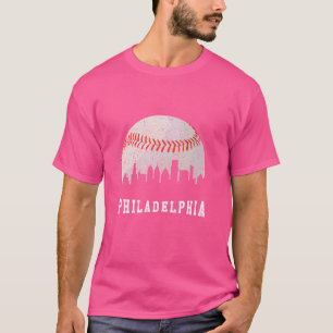 T-shirt Chemise Philly - Vintage Philadelphia Baseba