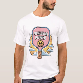 T-shirt Chemise Pickleball Power | Tee-shirt drôle de spor