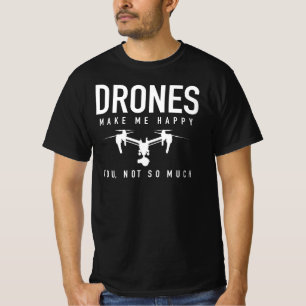 T-shirt Chemise Pilote De Drone - Avant De Demander - Quad