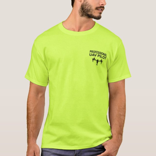 T-shirt Chemise pilote professionnelle d'UAV (Devant)