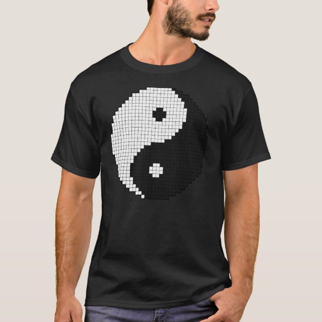T-shirt Chemise Pixel Yinyang (Devant)
