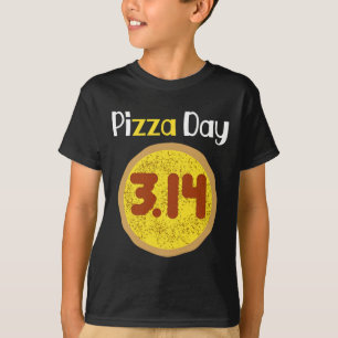 T-shirt Chemise Pizza Pi Day Mondial 3.14 Pizza Pi