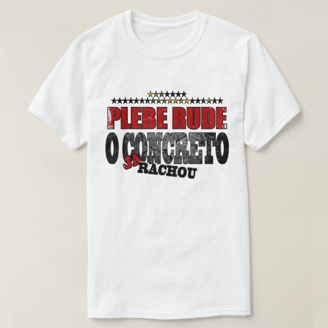 T-SHIRT CHEMISE PLÈBE CRUE (Design devant)