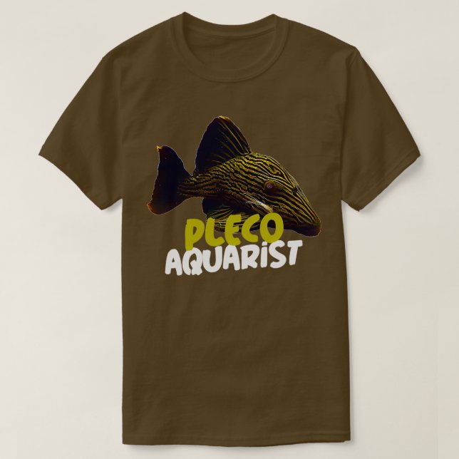 T-shirt Chemise Pleco Aquarist (Design devant)