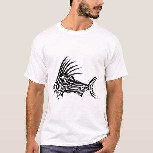 T-shirt Chemise Poisson Coq - Conception Tril Poisson Coq
