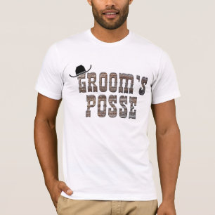 T-shirt Chemise Posse de Cowboy Groom