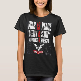 T-shirt Chemise Poster 1984 Newspeak ( Femmes )