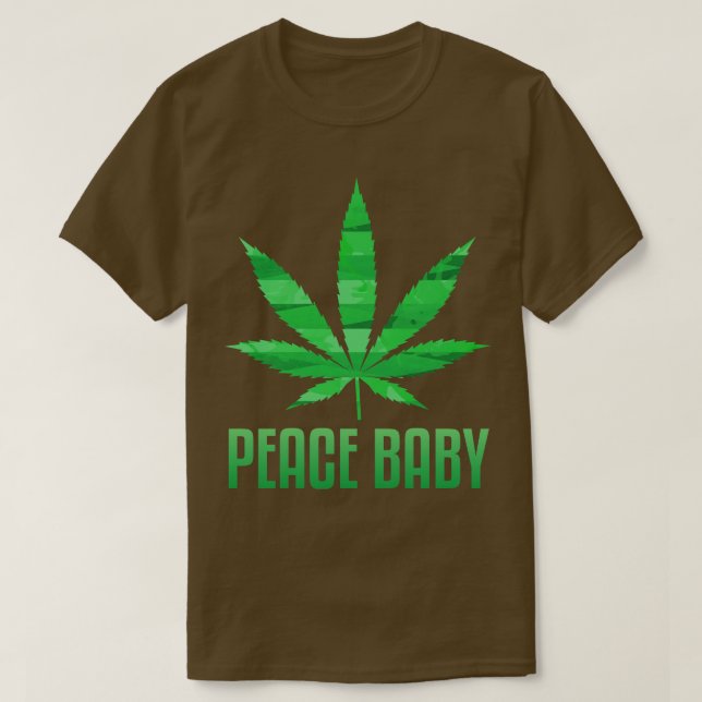 T-shirt Chemise Pot Leaf (Design devant)