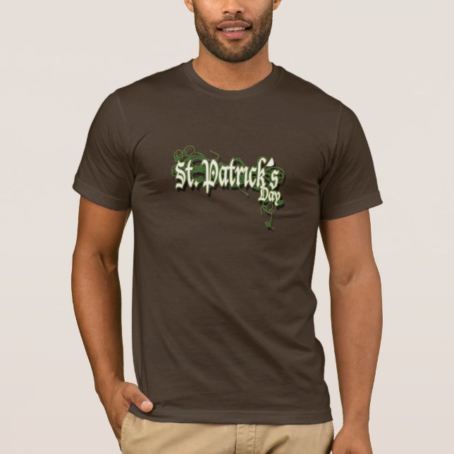 T-shirt Chemise potable de saint de jour officiel de (Devant)