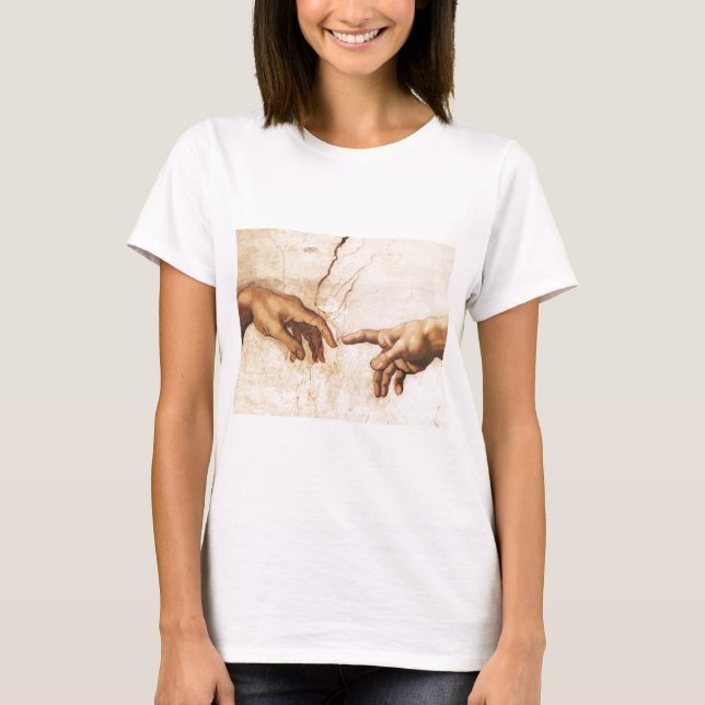 T-shirt Chemise poupée Ladie - La création d'Adam (Devant)