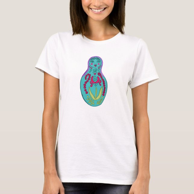 T-shirt Chemise poupée Matryoshka (Devant)