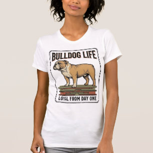 T-shirt Chemise pour amateur de Bouledogue Art de chien gr