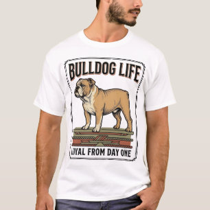 T-shirt Chemise pour amateur de Bouledogue Art de chien gr