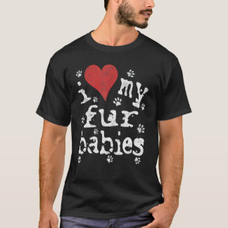 T-shirt Chemise pour amateur de chien et chat, nouveauté J