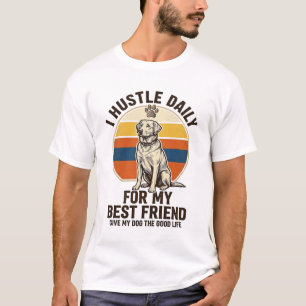 T-shirt Chemise pour amateur de chiens Gravure vintage Tra