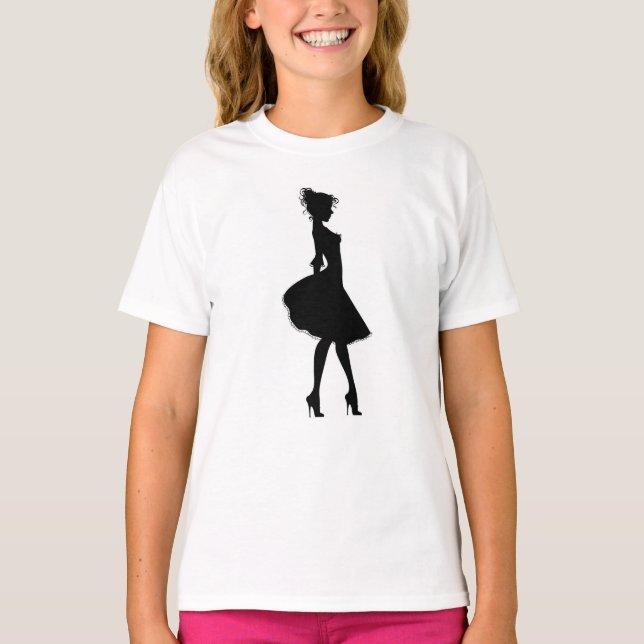 T-shirt Chemise pour dames (Devant)