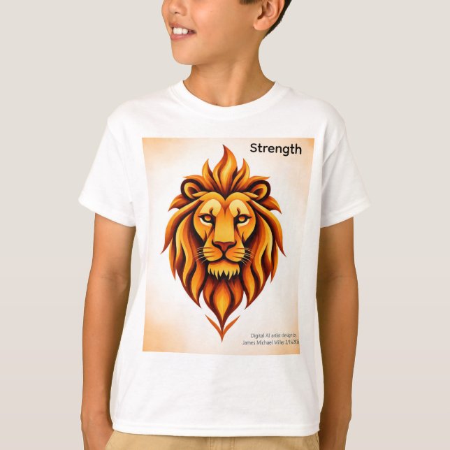 T-shirt chemise pour enfant  (Devant)