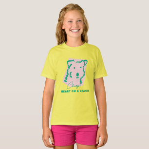 T-shirt Chemise pour enfants avec chien Slogan mignon Mini